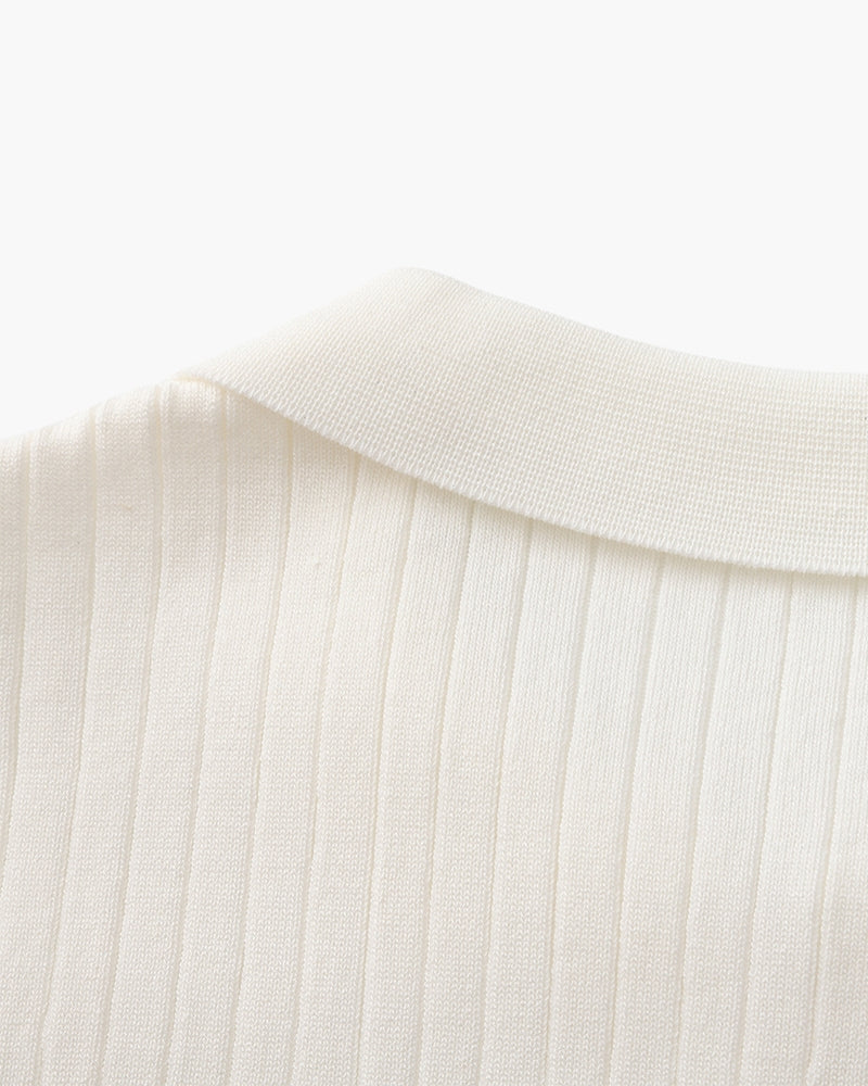 Polo côtelé Classique