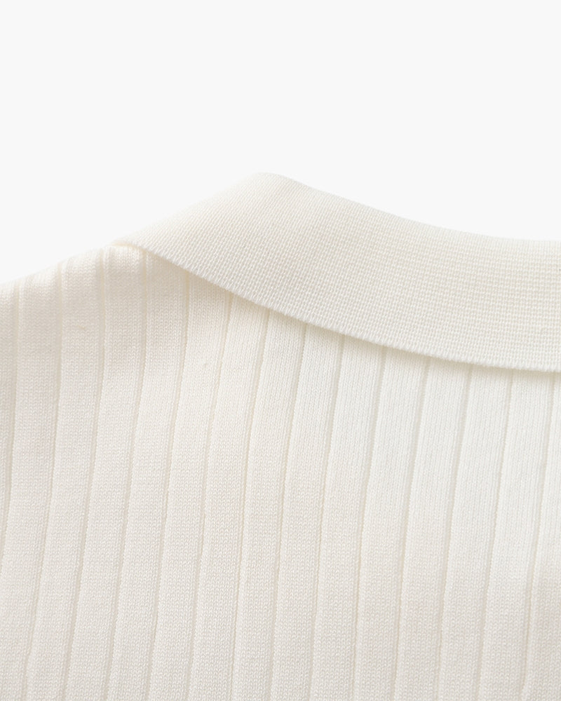 Polo côtelé Classique