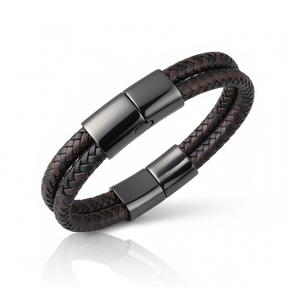 Bracelet Valior Duo – Cuir Tressé